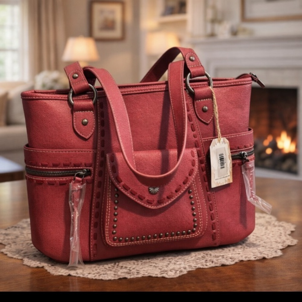 NWT Montana West Purple Satchel Bag